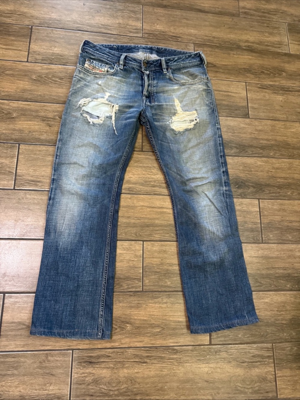 DIESEL INDUSTRY MEN’S Jeans Sz 32X29 Blue RN 93243 CA 25594 MADE IN ITALY
